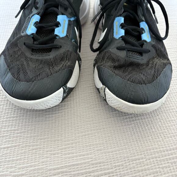 Nike Zoom Freak 4 Charles Barkley Black White Blue Size 9 Basketball Shoes - Picture 3 of 6